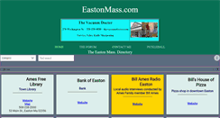 Desktop Screenshot of eastonmass.com