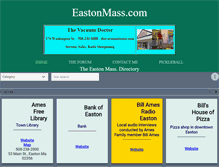 Tablet Screenshot of eastonmass.com